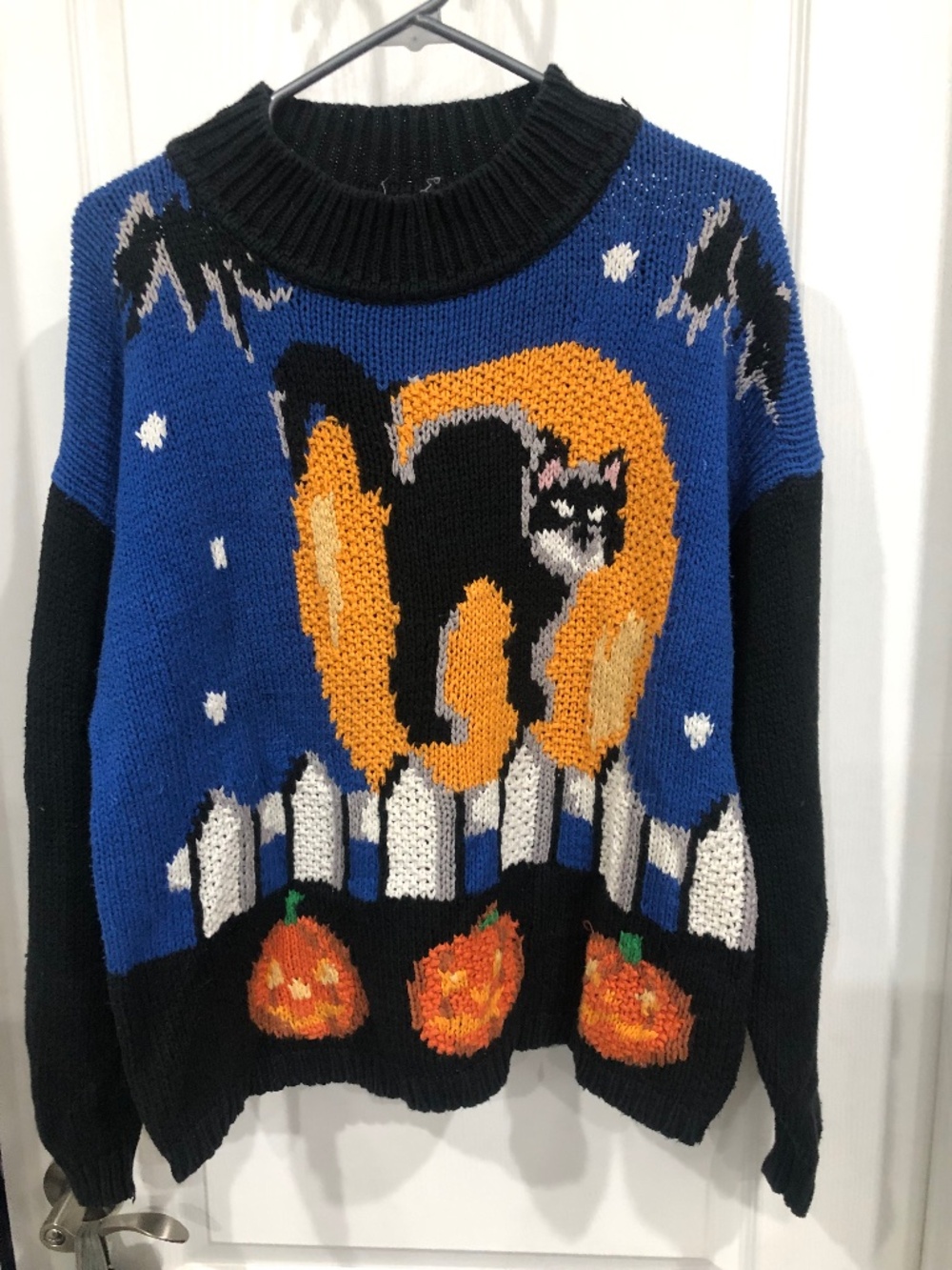 Vintage 90s Halloween knit sweater